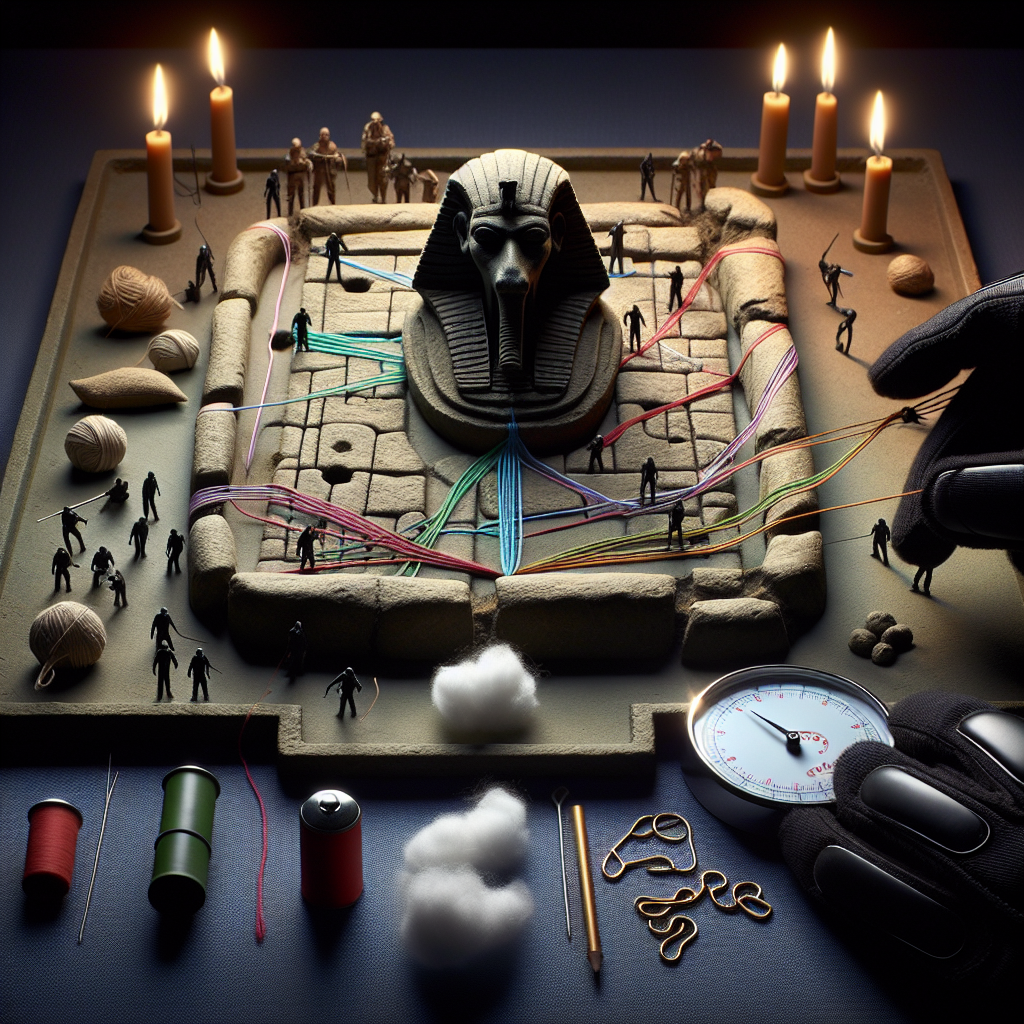 T-side Anubis mid and connector tactics diorama with smokes and split execute